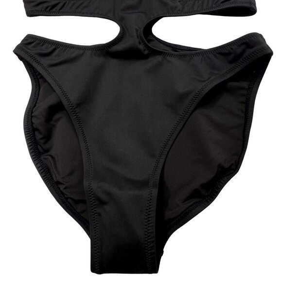 SKIMS Black Cut-Out One Piece Swimsuit - Picture 5 of 12